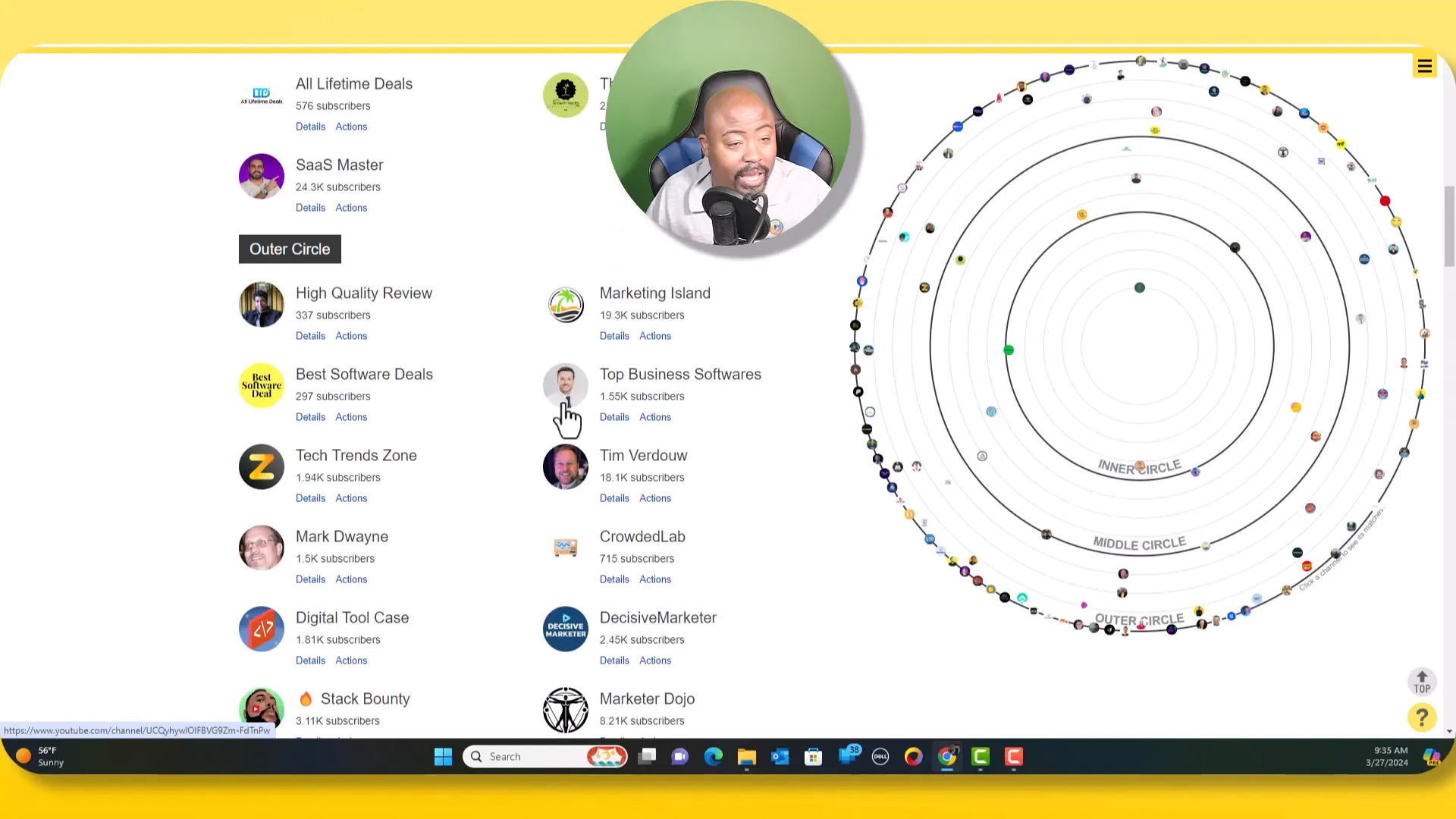 Niche spy tool showing competitor analysis