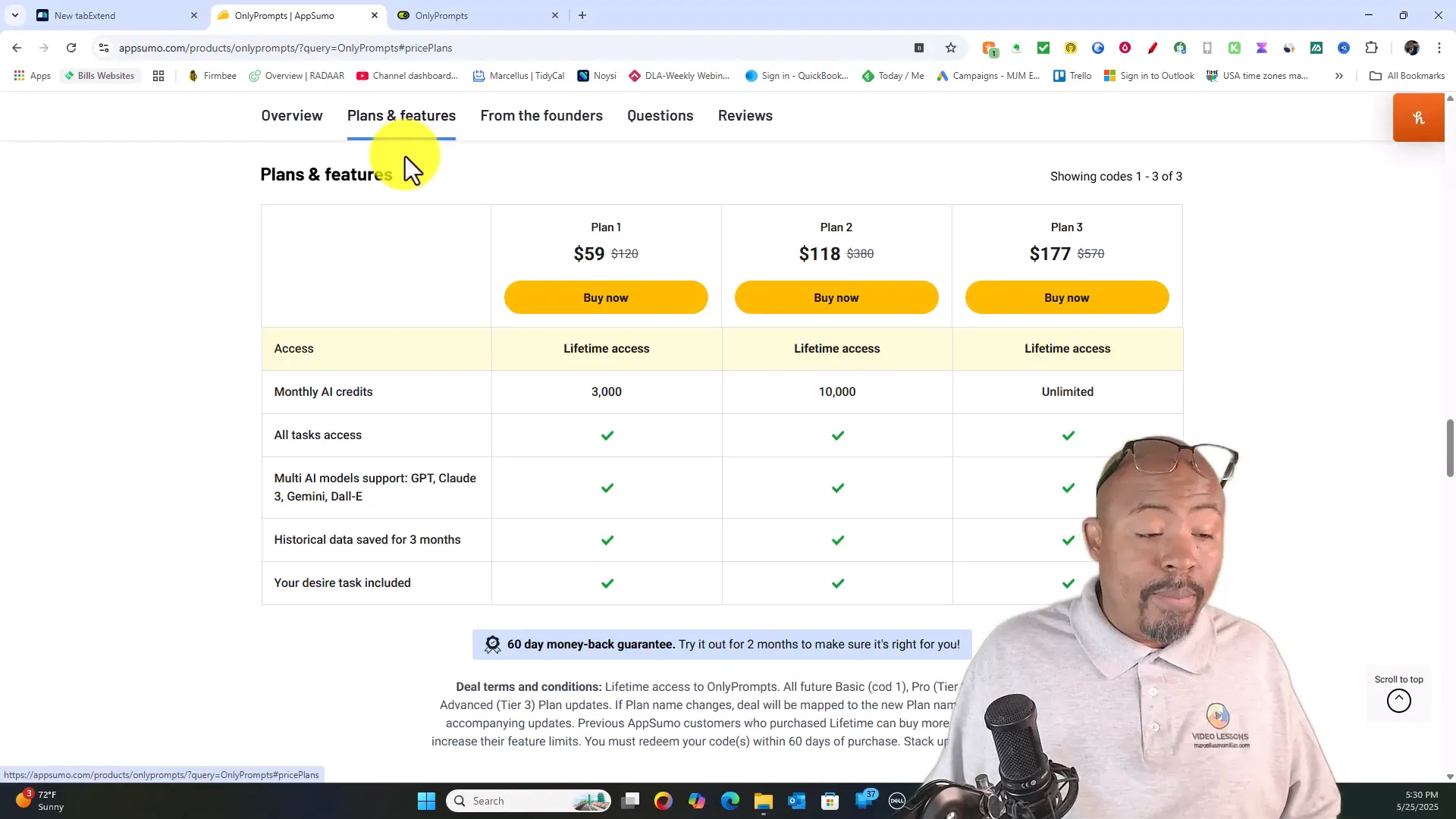 OnlyPrompts pricing plans and features overview